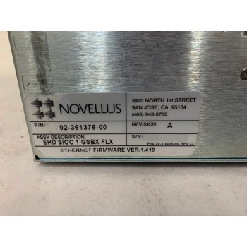 Novellus 02-361376-00 EHD SIOC 1 GSBX FLX